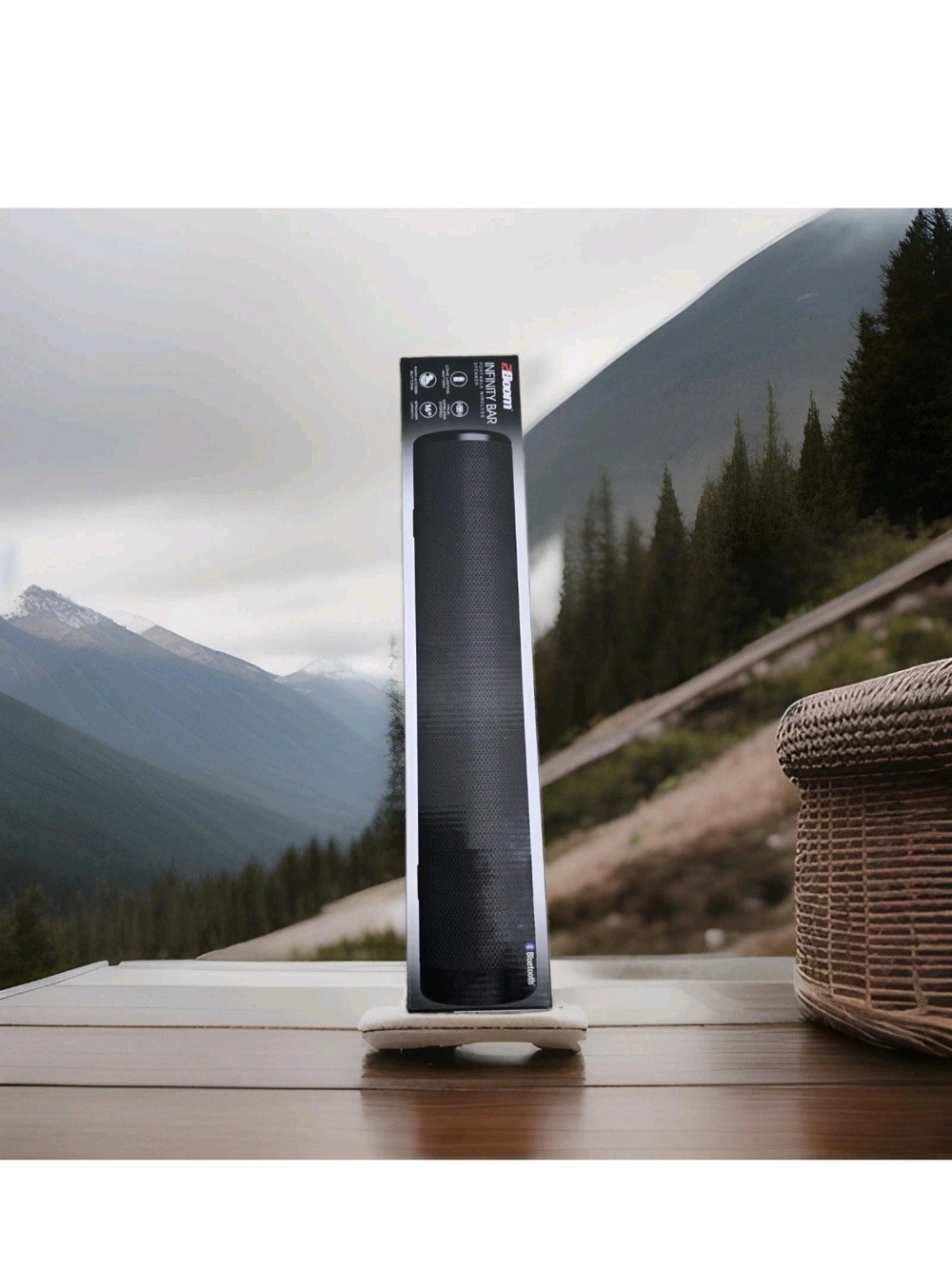2Boom Infinity Bar Bluetooth Wireless Portable Speaker 2.0 5W Black